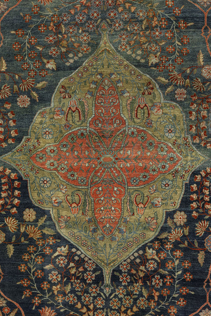 Antique Feraghan Sarouk Handwoven Traditional Rug, J81296