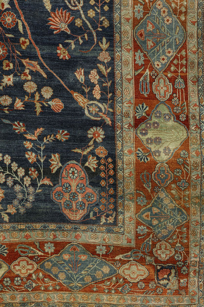 Antique Feraghan Sarouk Handwoven Traditional Rug, J81296