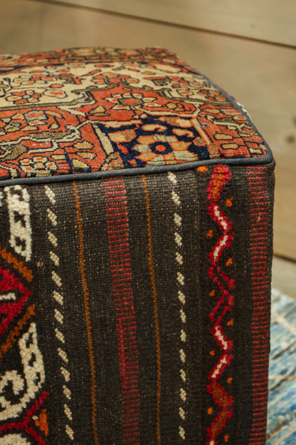 Ferahan Rug Ottoman, J80391