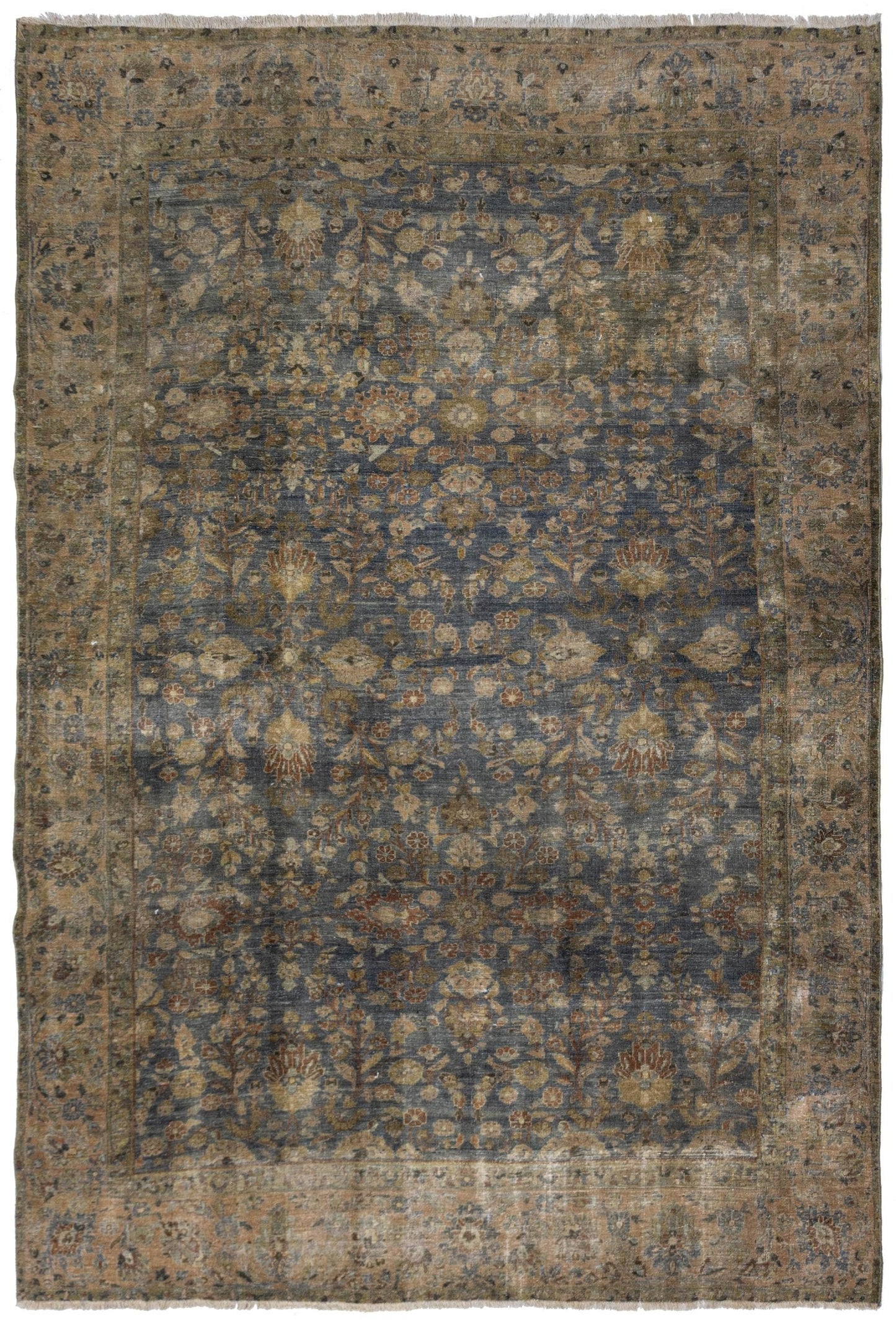 Vintage Ferahan Sarouk Handwoven Traditional Rug