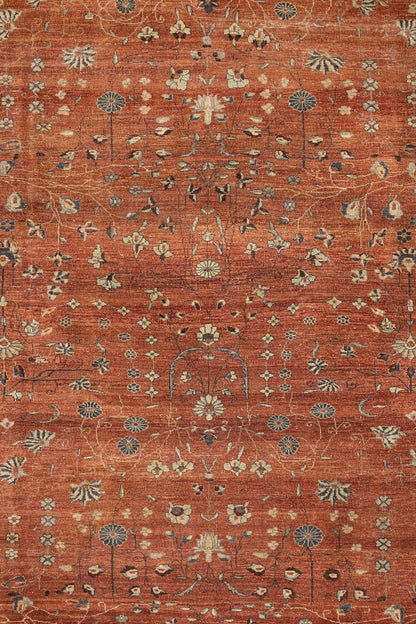 Vintage Ferahan Sarouk Handwoven Traditional Rug, J75393