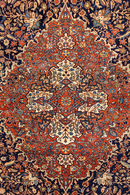 Antique Ferahan Sarouk Handwoven Traditional Rug, J86125