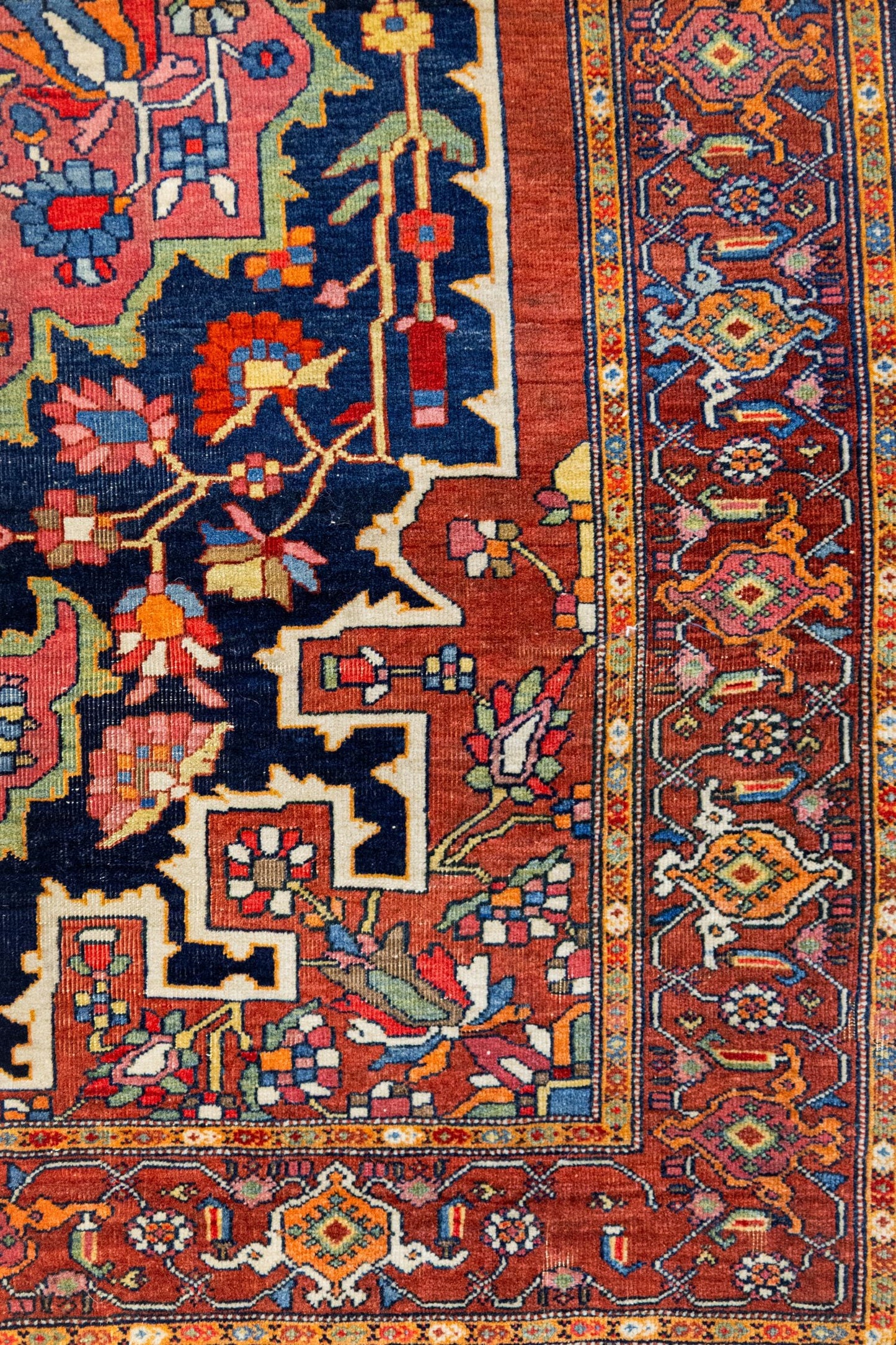 Antique Ferahan Sarouk Handwoven Traditional Rug, J87200