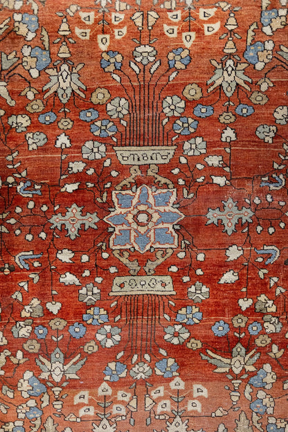 Antique Ferahan Sarouk Handwoven Traditional Rug, J89001