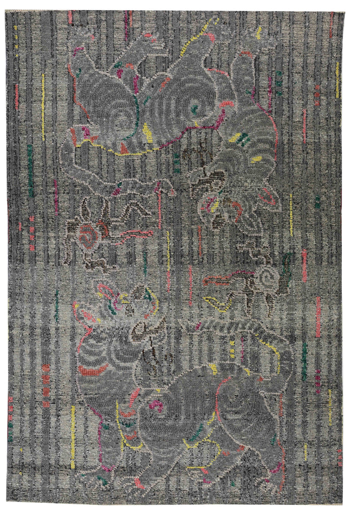 Foo Dog Handwoven Traditional Rug | Landry & Arcari