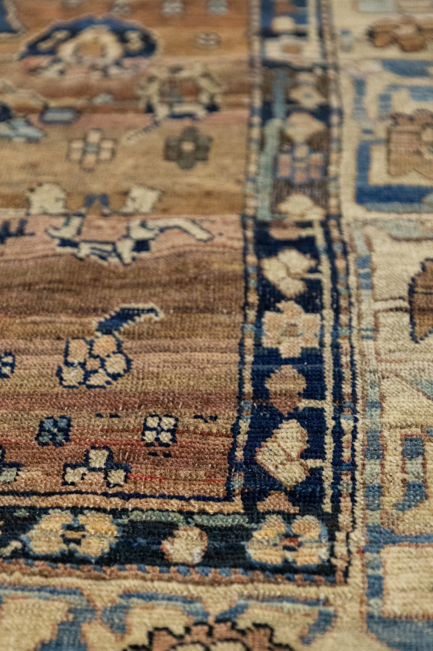 Vintage Haji Jalili Tabriz Handwoven Traditional Rug, J88237