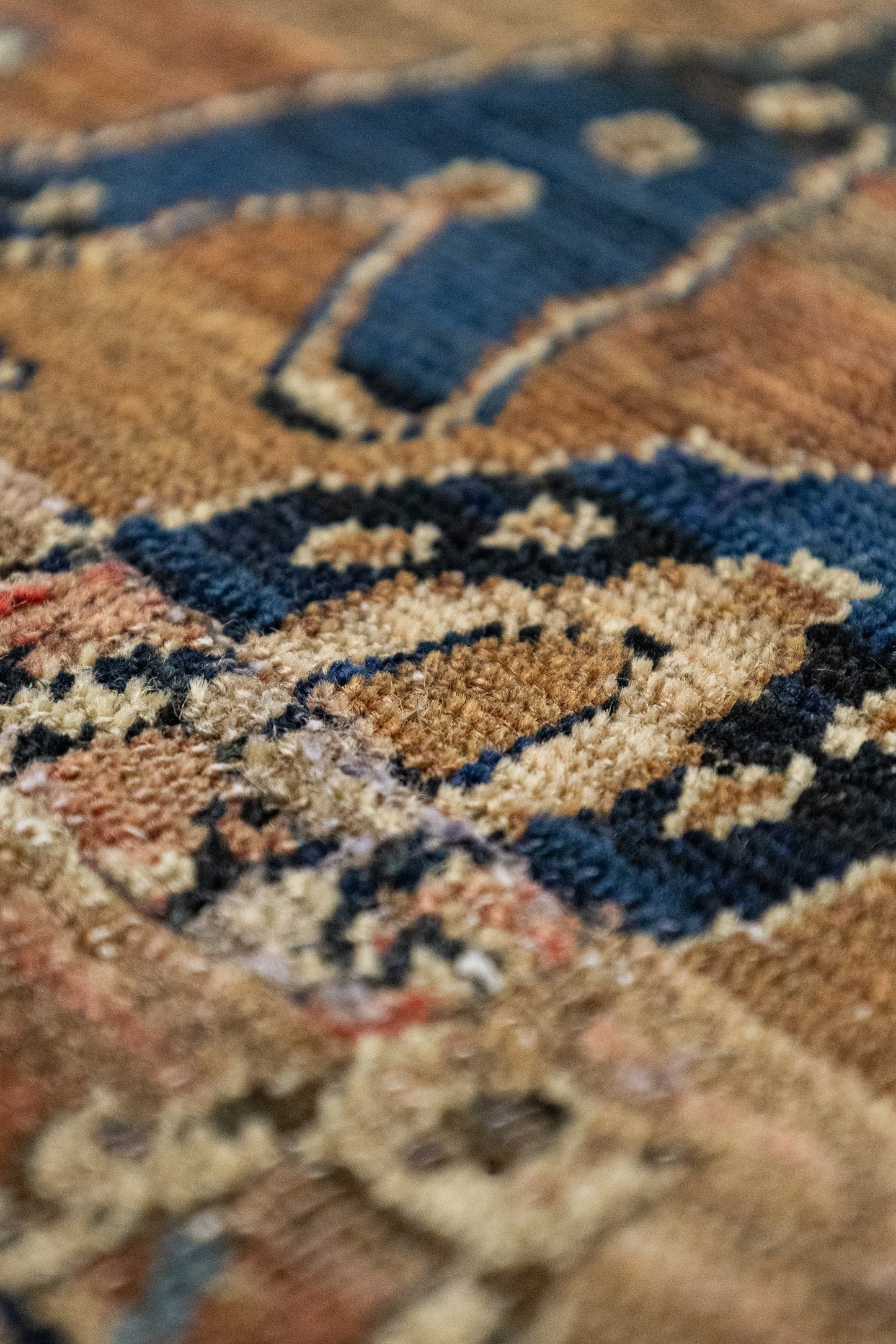 Vintage Haji Jalili Tabriz Handwoven Traditional Rug, J88237