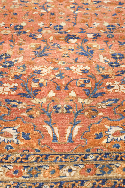 Vintage Hamadan Handwoven Traditional Rug, J73107