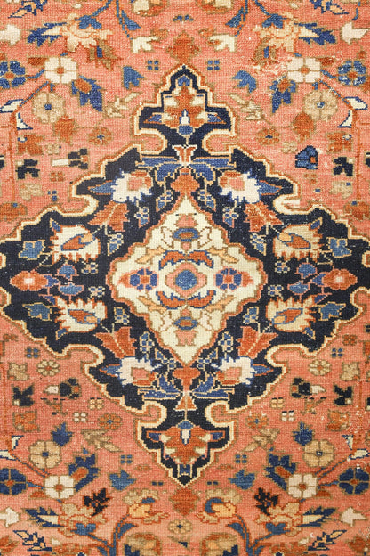 Vintage Hamadan Handwoven Traditional Rug, J73107