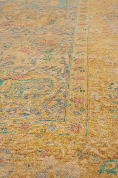 Hunting Agra Handwoven Traditional Rug, J88473