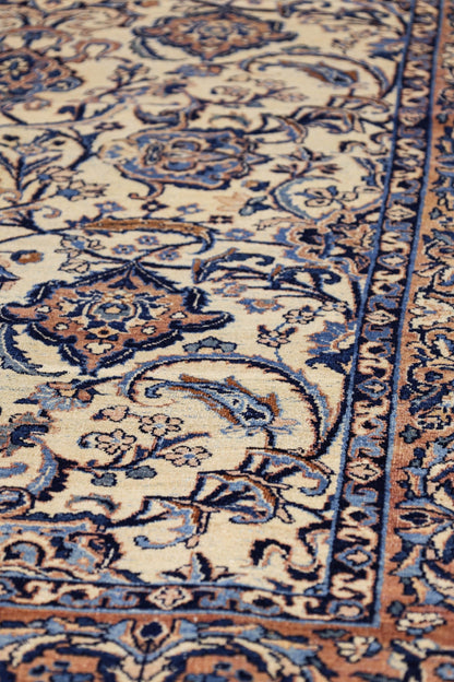 Vintage Isfahan Handwoven Traditional Rug, J79410