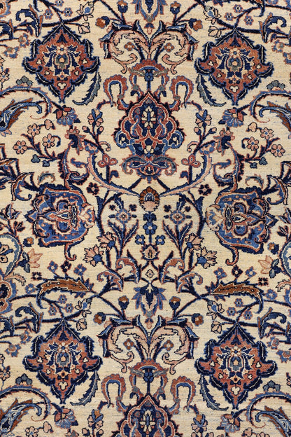 Vintage Isfahan Handwoven Traditional Rug, J79410