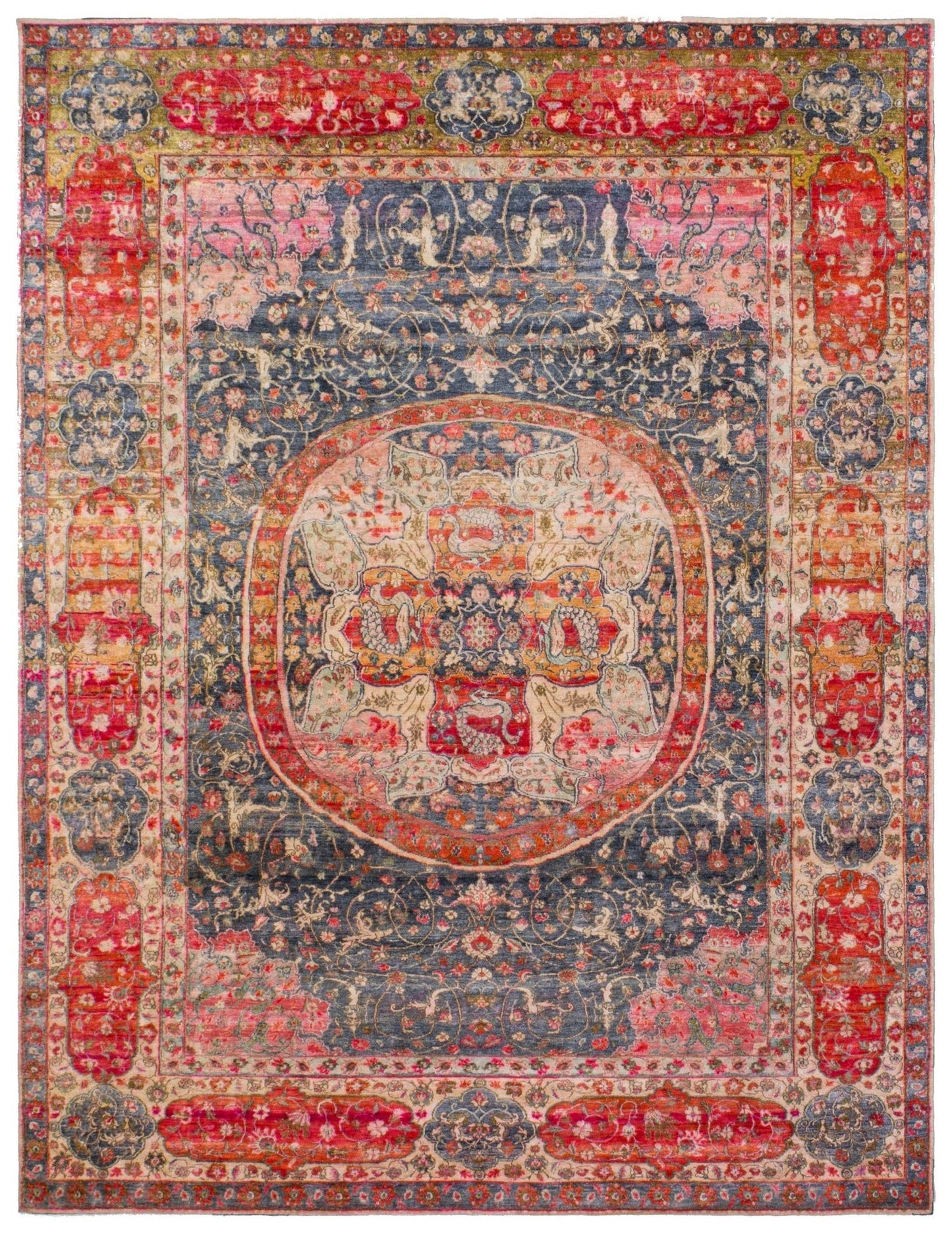 Isfahan Handwoven Traditional Rug