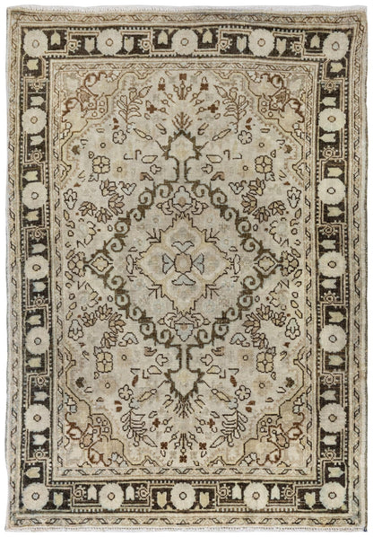 Vintage Jozan Sarouk Handwoven Traditional Rug