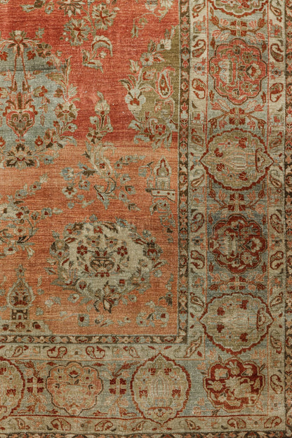 Vintage Jozan Sarouk Handwoven Traditional Rug, J81290