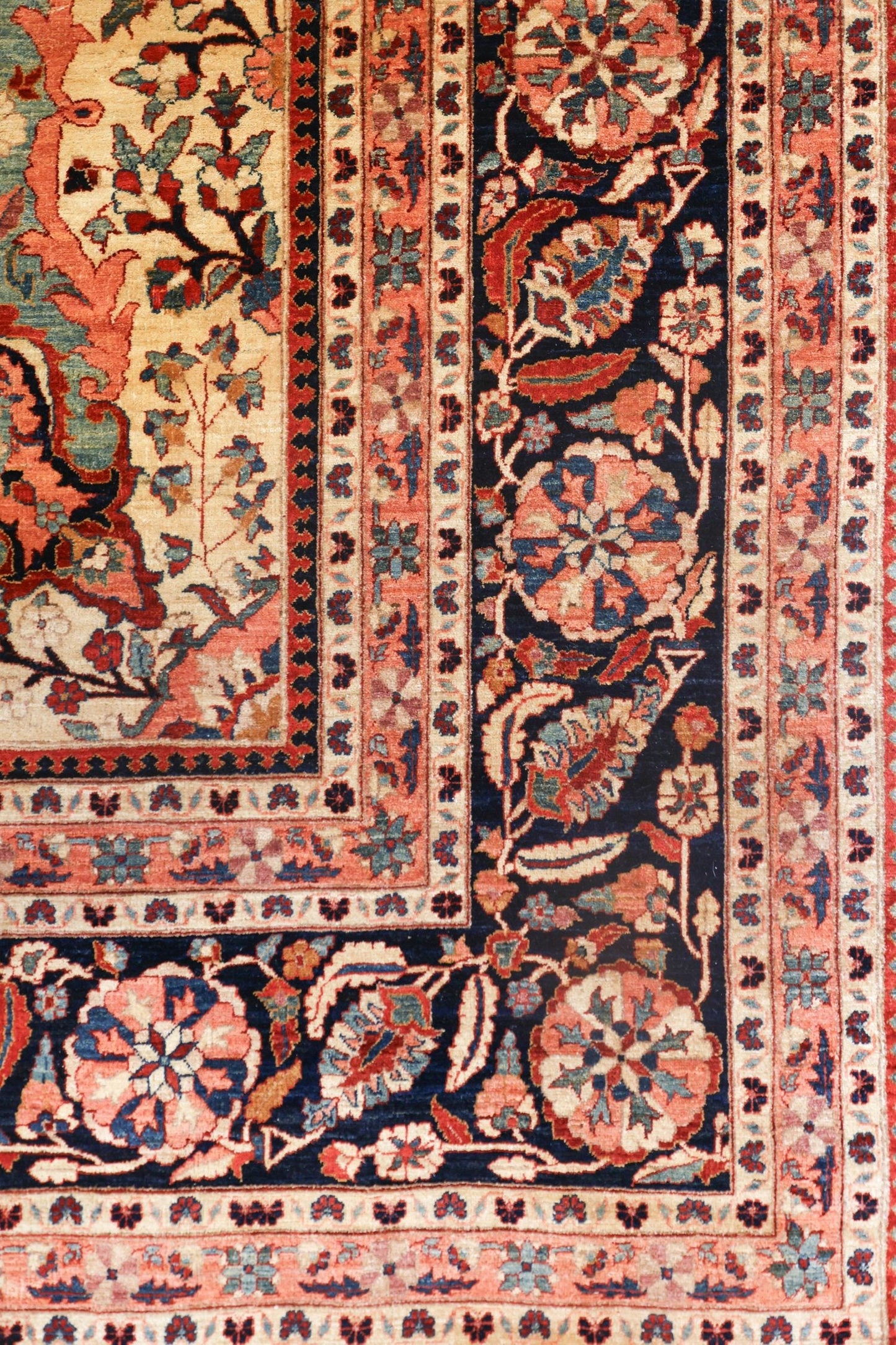 Kashan Handwoven Traditional Rug, 76942