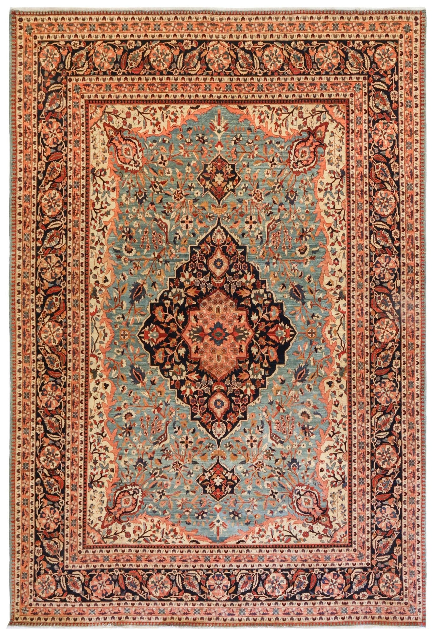 Kashan Handwoven Traditional Rug