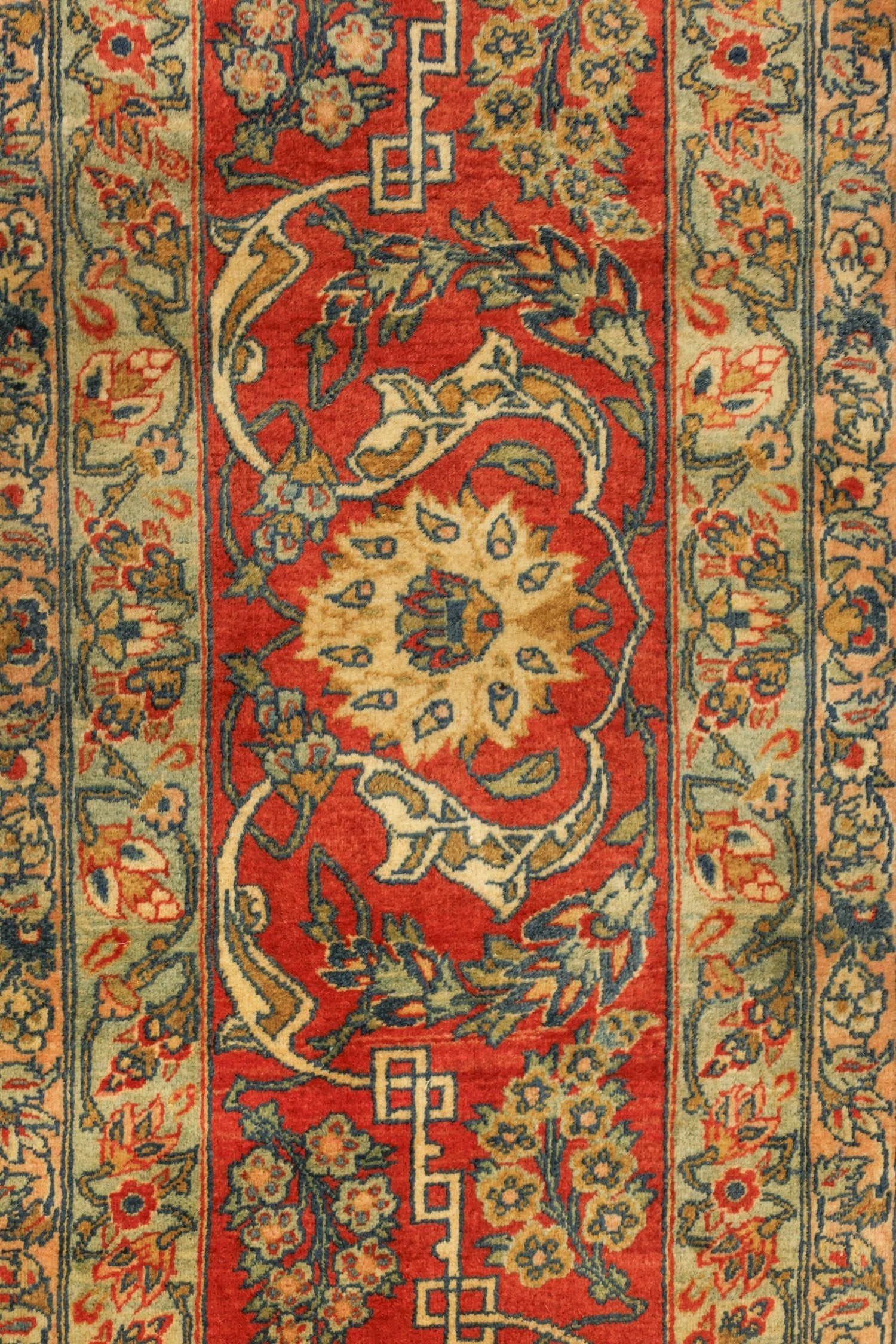 Antique Kashan Handwoven Traditional Rug, J72056