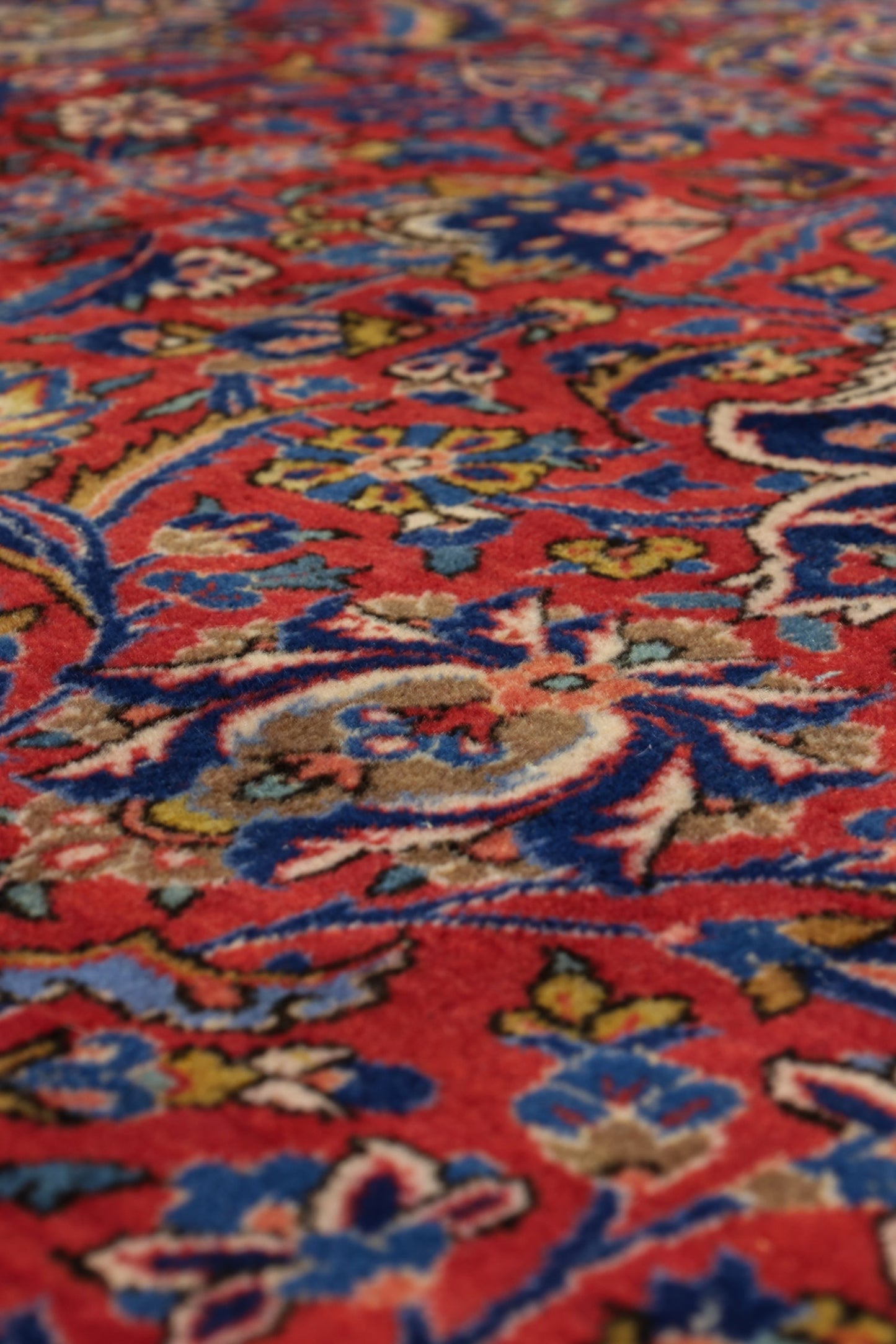 Antique Kashan Handwoven Traditional Rug, JF8788