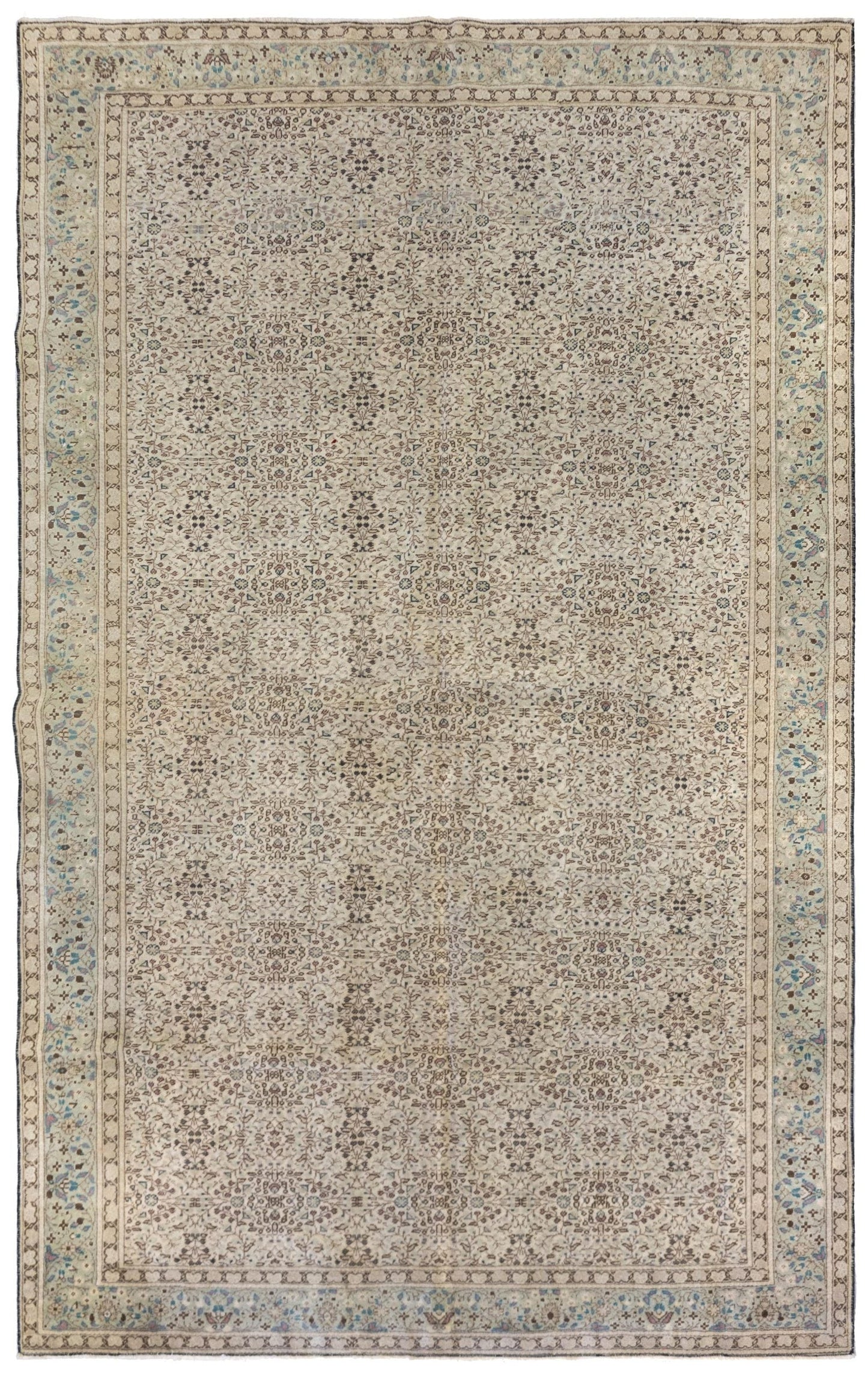 Vintage Kayseri Handwoven Traditional Rug