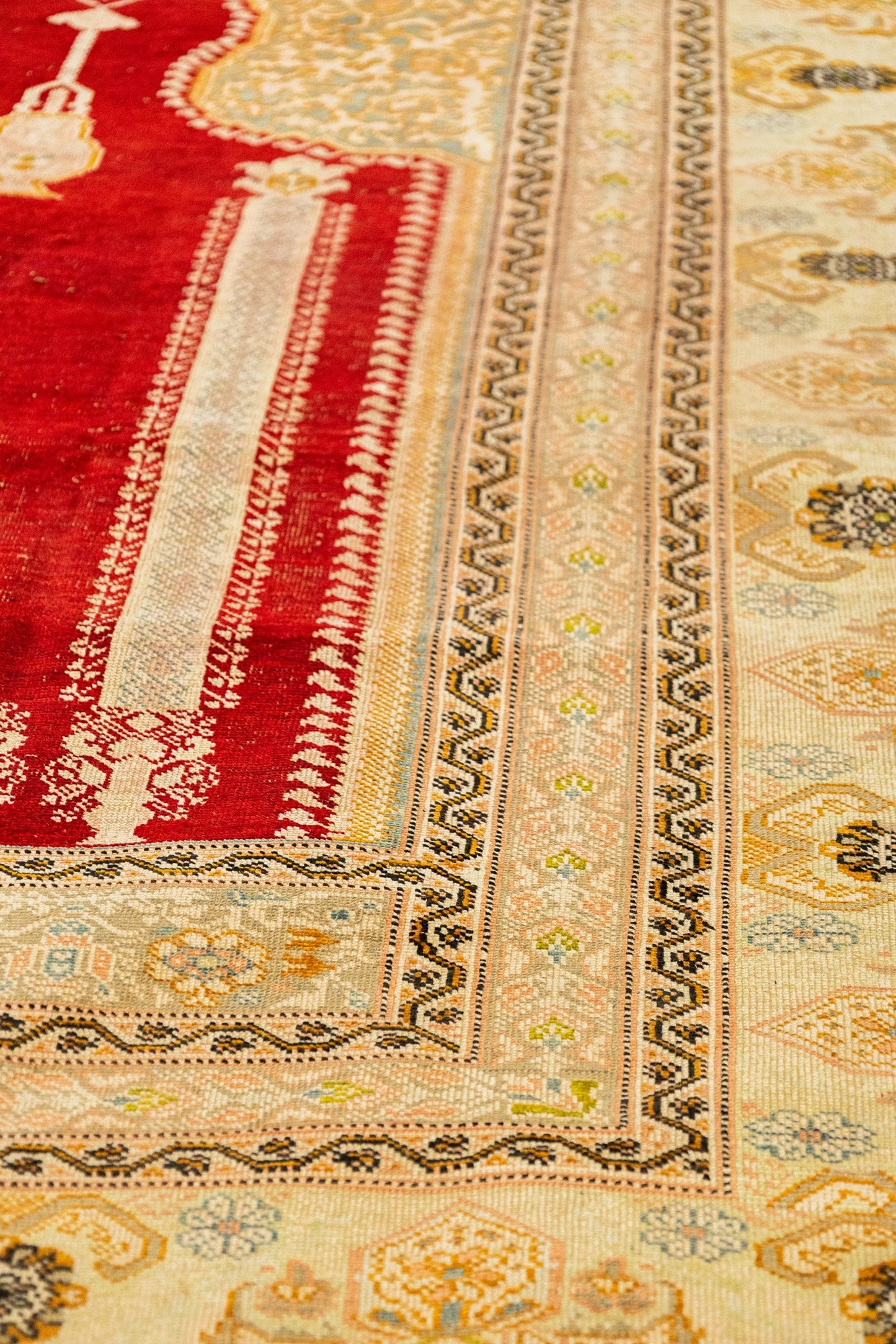 Antique Kayseri Handwoven Traditional Rug, J87335