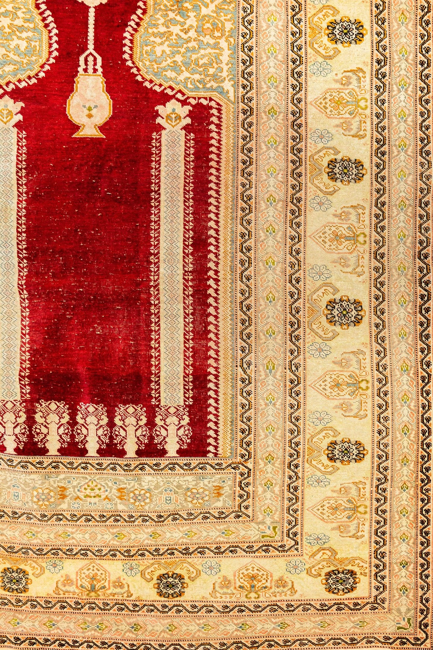 Antique Kayseri Handwoven Traditional Rug, J87335
