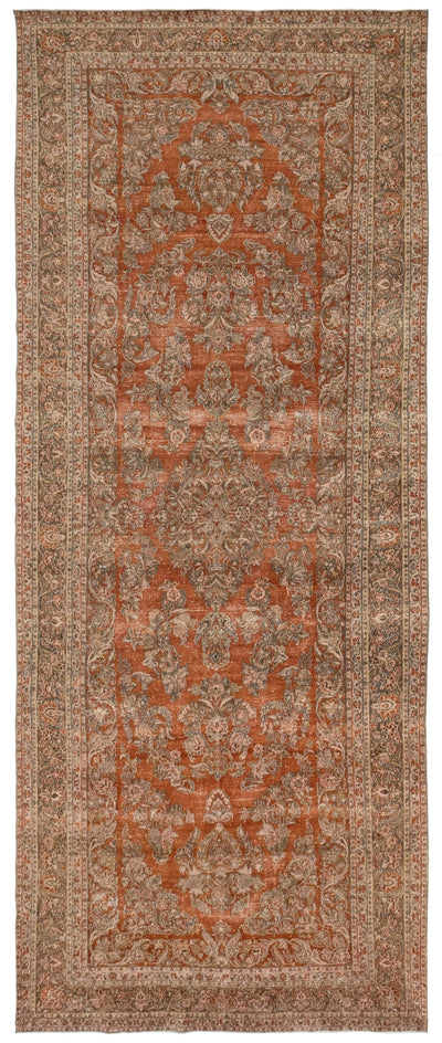 Vintage Kazvin Handwoven Traditional Rug