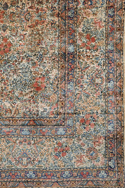 Antique Kerman Handwoven Traditional Rug, 82398