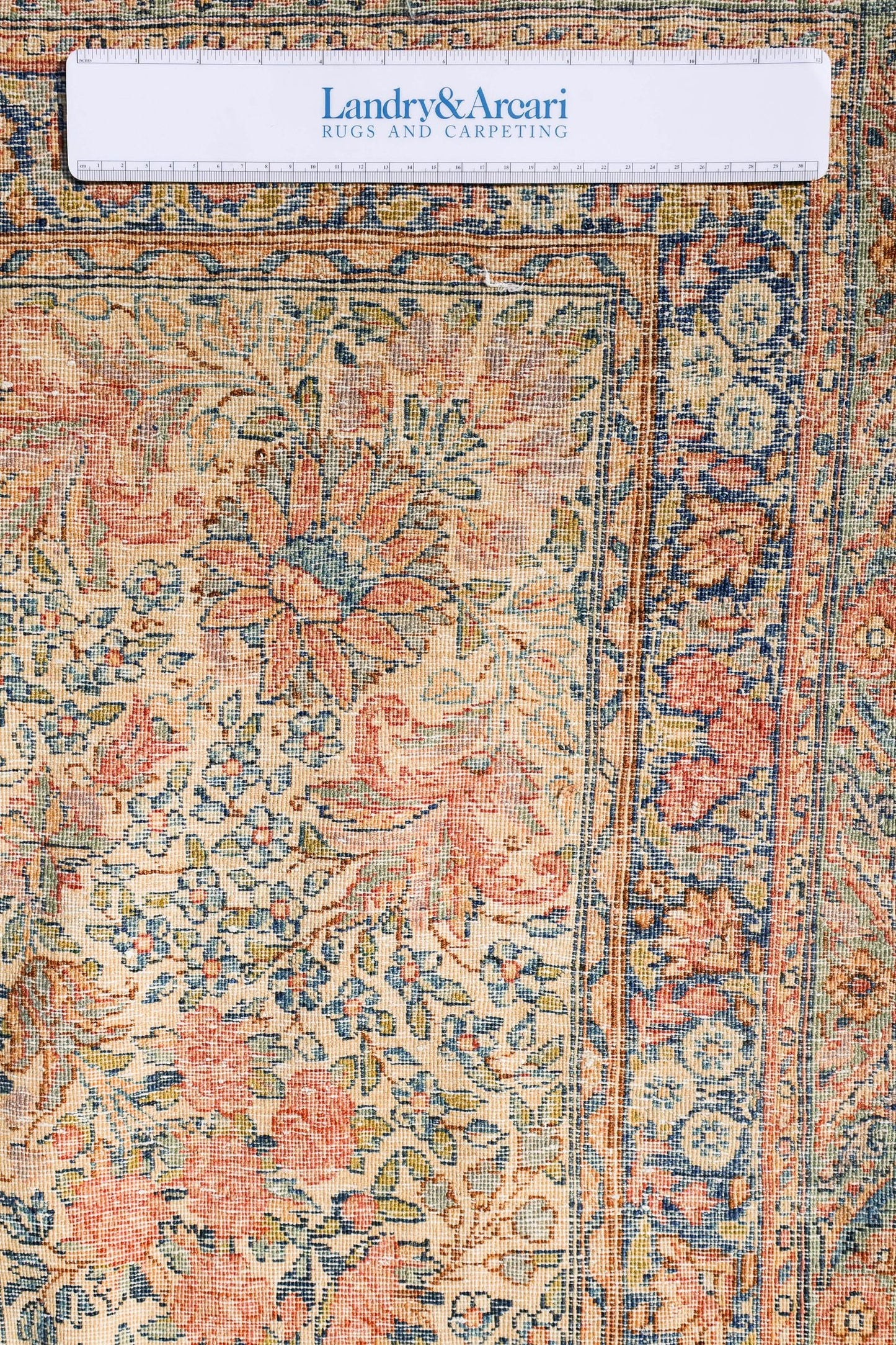 Antique Kerman Handwoven Traditional Rug, 82398
