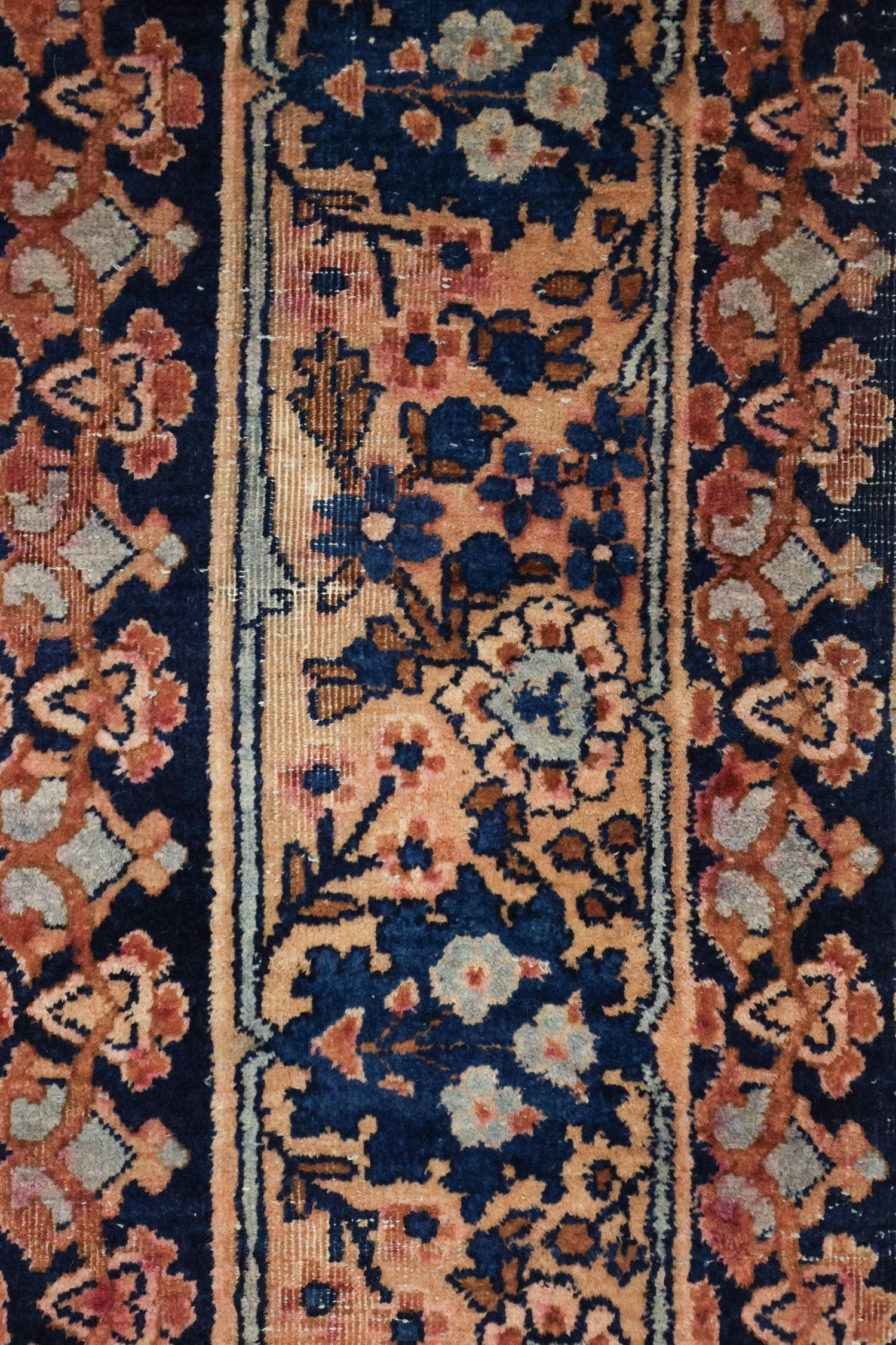 Vintage Kerman Handwoven Traditional Rug, J70045