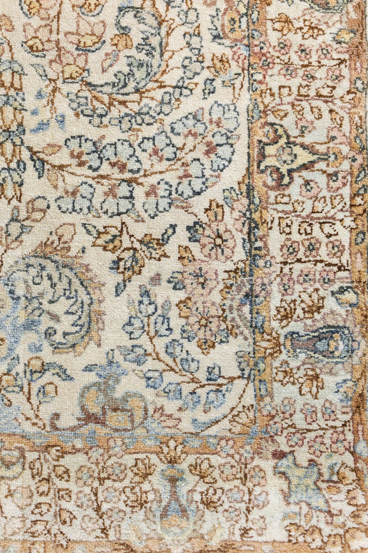 Vintage Kerman Handwoven Traditional Rug, J79407