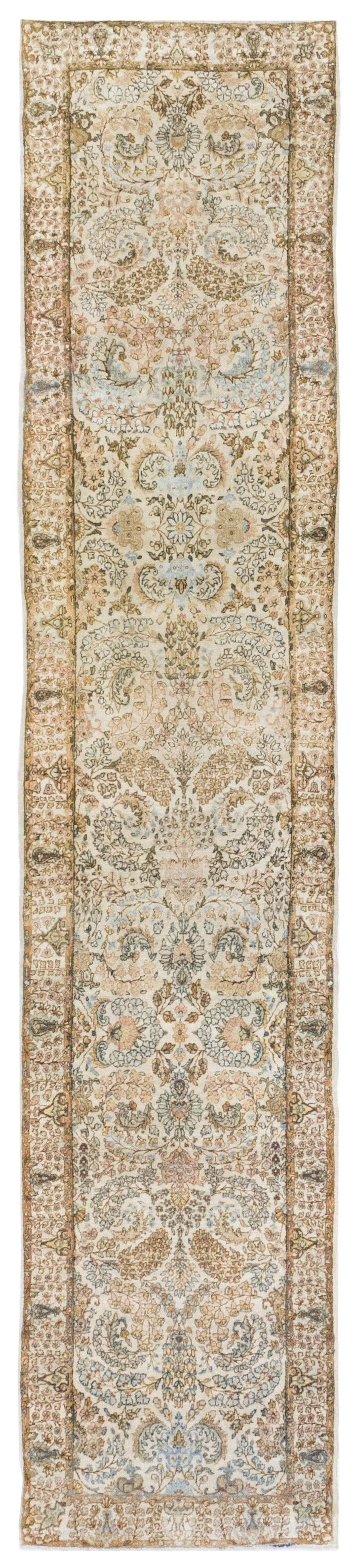 Vintage Kerman Handwoven Traditional Rug