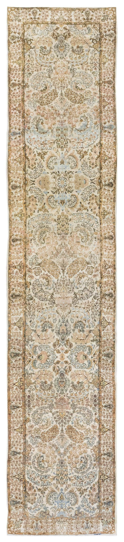 Vintage Kerman Handwoven Traditional Rug