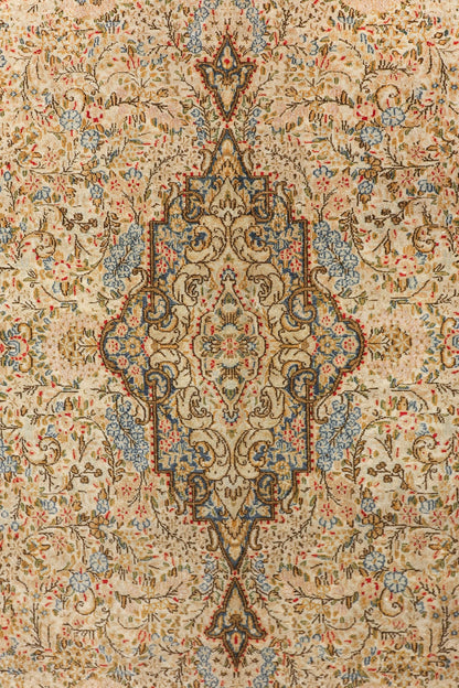 Antique Kerman Handwoven Traditional Rug, J79409