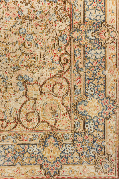 Antique Kerman Handwoven Traditional Rug, J79409