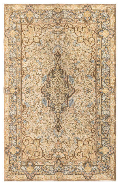 Antique Kerman Handwoven Traditional Rug