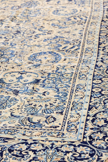 Antique Kerman Handwoven Traditional Rug, J79415