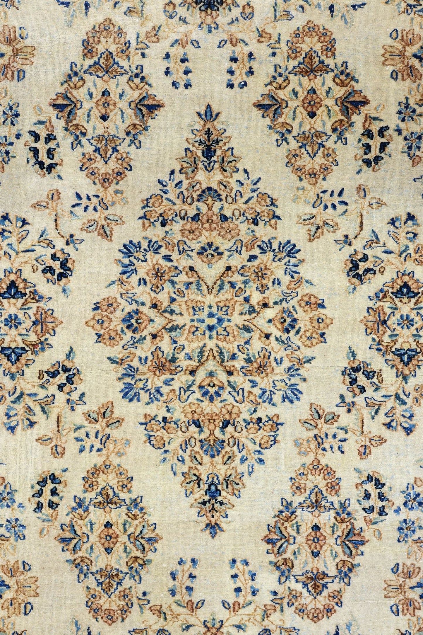 Vintage Kerman Handwoven Traditional Rug, J79422