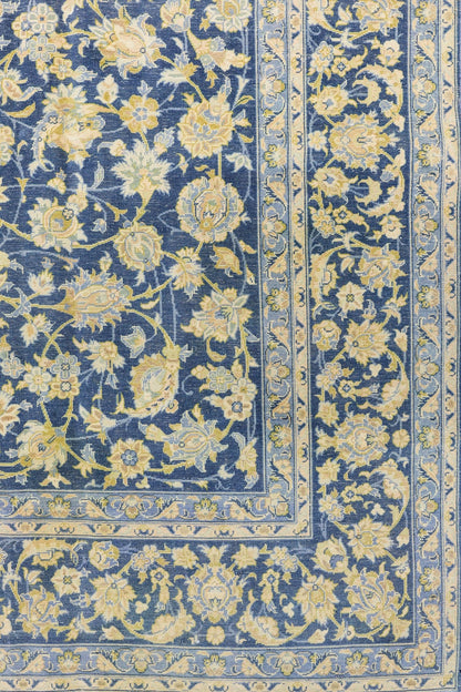 Vintage Keshan Handwoven Traditional Rug, J79401