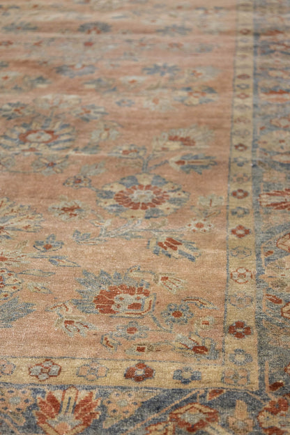 Vintage Keshan Handwoven Traditional Rug, J86273