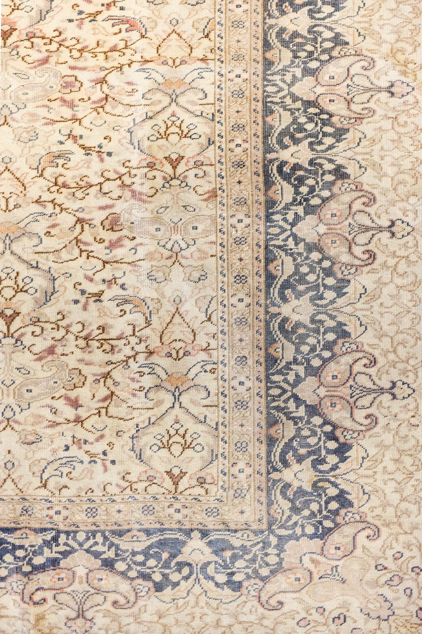 Vintage Keyseri Handwoven Traditional Rug, J79420