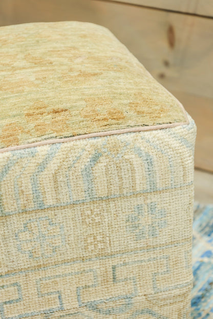 Khotan Rug Ottoman, J80343
