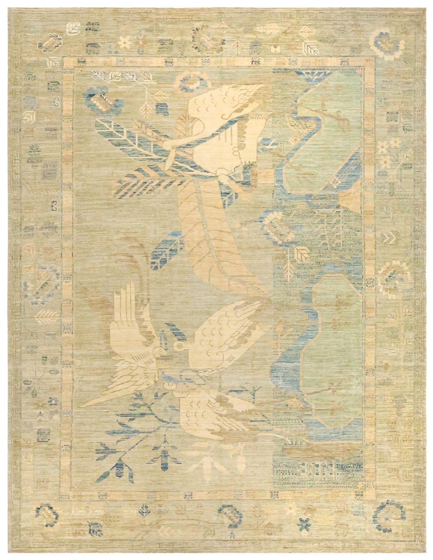 Khotan Handwoven Traditional Rug