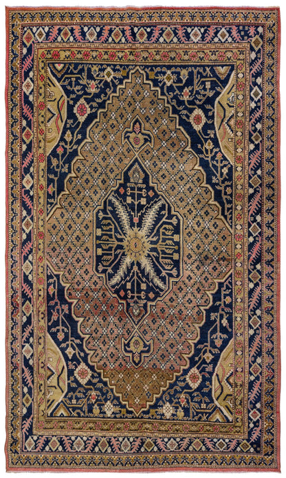 Antique Khotan Handwoven Traditional Rug