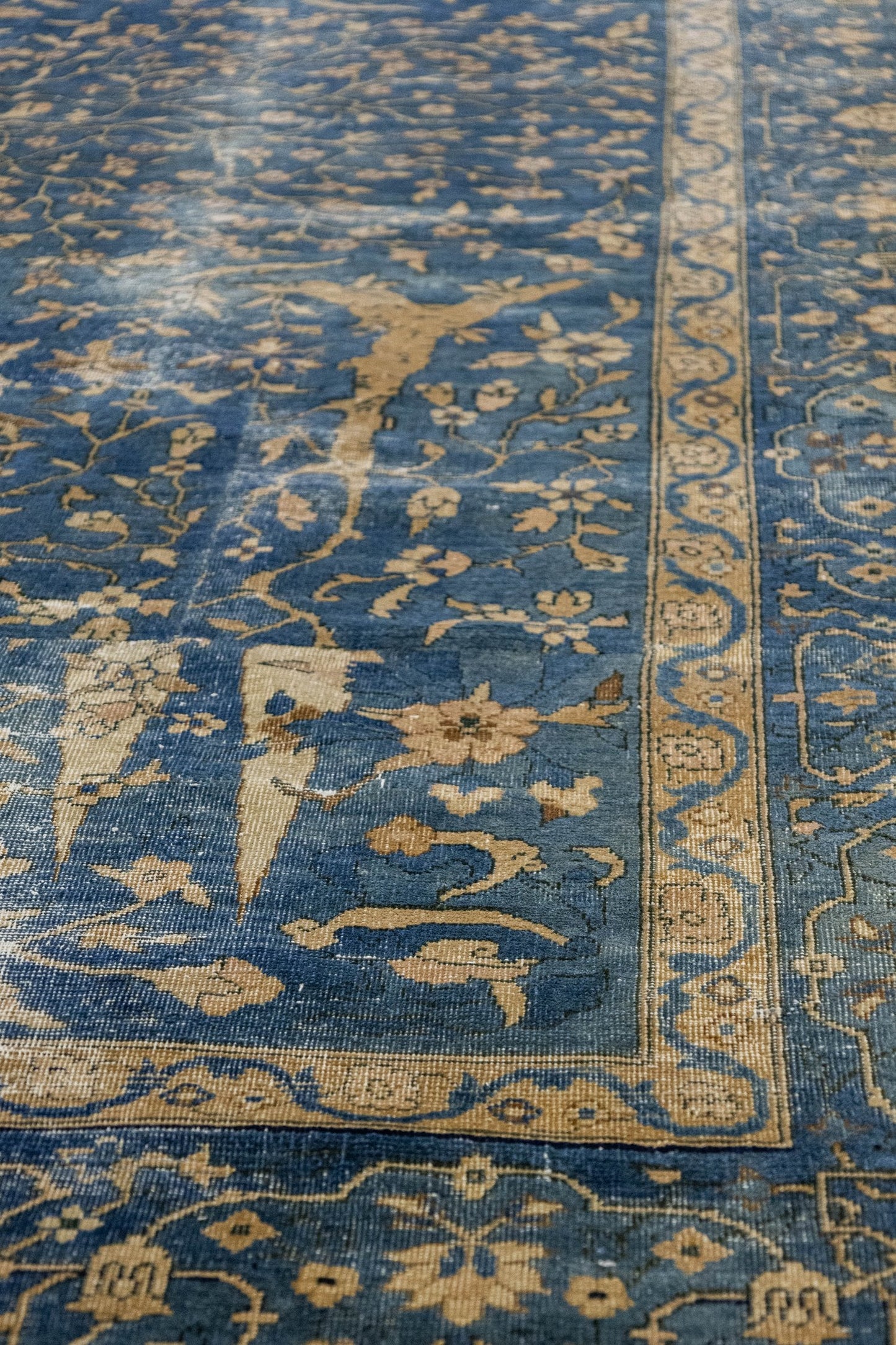 Vintage Laristan Handwoven Traditional Rug, J86387