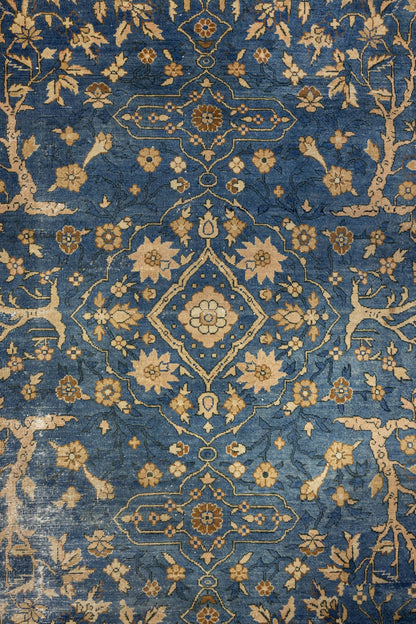 Vintage Laristan Handwoven Traditional Rug, J86387