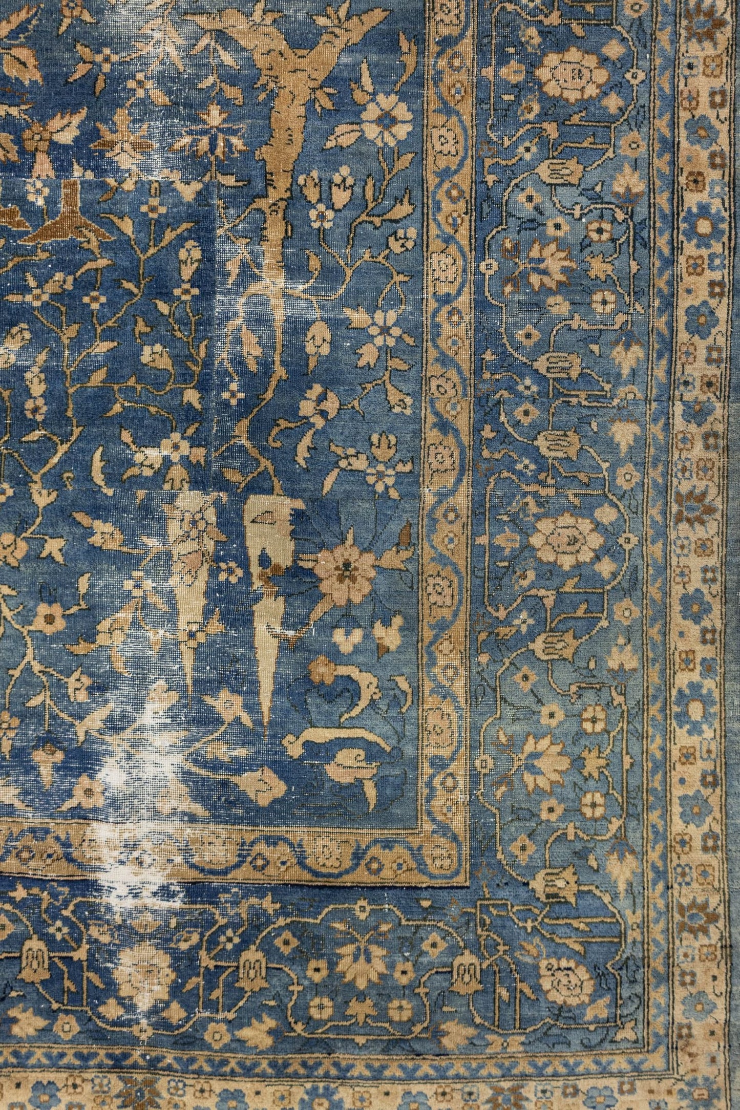 Vintage Laristan Handwoven Traditional Rug, J86387