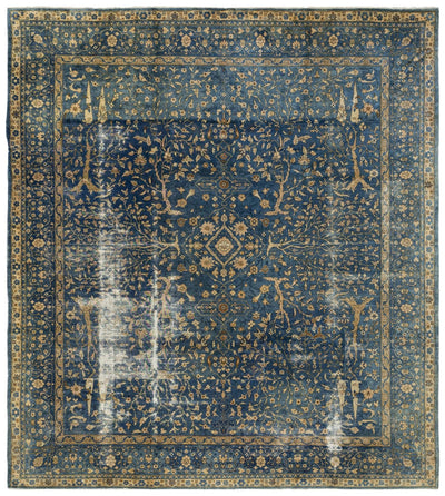 Vintage Laristan Handwoven Traditional Rug