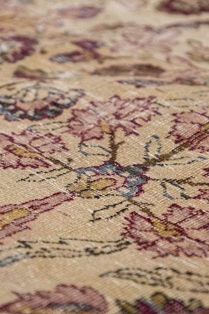Vintage Lavar Kerman Handwoven Traditional Rug, J86575