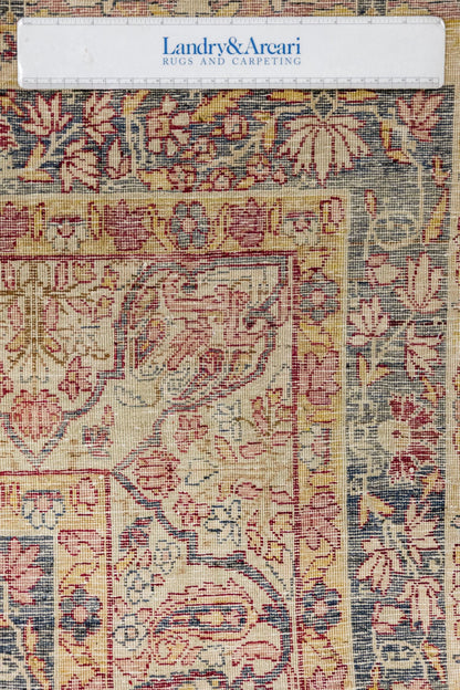Vintage Lavar Kerman Handwoven Traditional Rug, J86575
